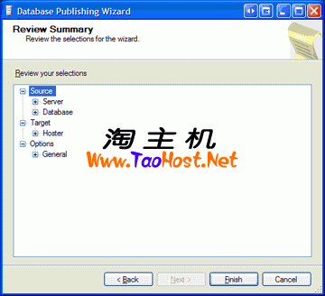 Publishing a MSSQL Database to Godaddy Using the Database Publishing Wizard