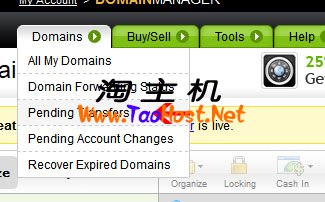 Godaddy域名转出教程-淘主机