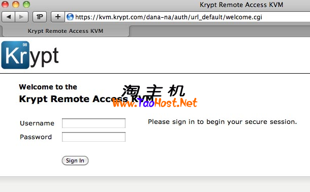 KT机房(Krypt) KVM 使用教程 Taohost
